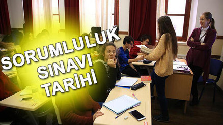 Sorumluluk sınavı tarihi 2020: Lise sorumluluk sınavı ne zaman