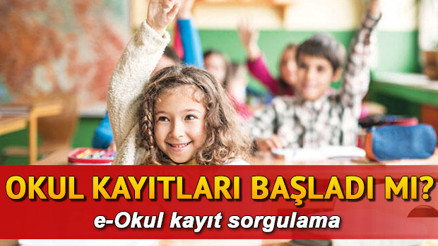 MEB 2020 e okul kayıt sorgulama ekranı: Okul kayıtları ne zaman başlıyor MEB 2020 e okul kayıt sorgulama ekranı: Okul kayıtları ne zaman başlıyor