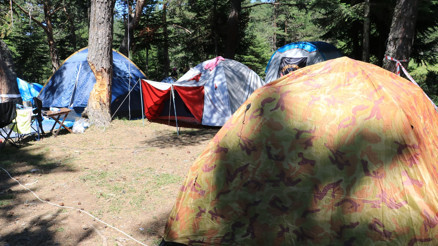 Kamp turizminin adresi Fındıklı Yaylası ziyaretçilerini bekliyor