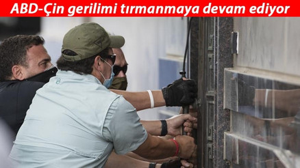 Son dakika: ABD - Çin gerilimi tırmanıyor... Konsolosluğu kapısını kırıp aradılar
