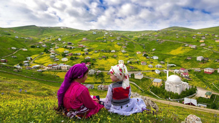 Karadeniz yaylalarında renk cümbüşü