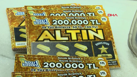 5 liralık Altın Oyun sayesinde 200 bin liralık ikramiye kazandı