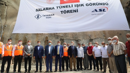 Salarha Tünelinde ışık göründü