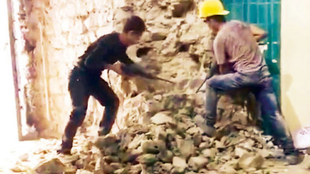 Galata Kulesi’nde tepki çeken görüntü