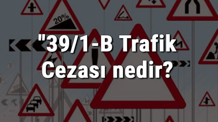 39/1-B Trafik Cezası nedir Madde 39/1-B Aşırı Yüklü Römork Takma cezası ne kadar Ceza puanı kaçtır (2020)