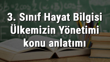 3. Sınıf Hayat Bilgisi Ülkemizin Yönetimi konu anlatımı 3. Sınıf Hayat Bilgisi Ülkemizin Yönetimi konu anlatımı