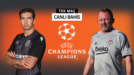 Beşiktaş, Şampiyonlar Ligi aşkına PAOK karşısında Kara Kartalın iddaa oranı... Beşiktaş, Şampiyonlar Ligi aşkına PAOK karşısında Kara Kartalın iddaa oranı...