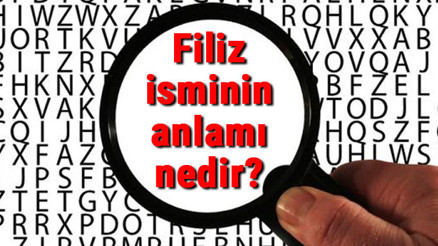 Filiz isminin anlamı nedir Filiz ne demek