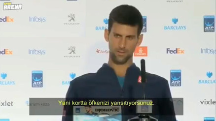 Djokovicin korttaki siniri bu sefer pahalıya patladı Djokovicin korttaki siniri bu sefer pahalıya patladı