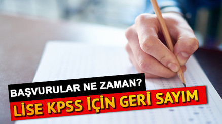 Lise KPSS sınavı ne zaman İşte KPSS Ortaöğretim başvuru tarihleri