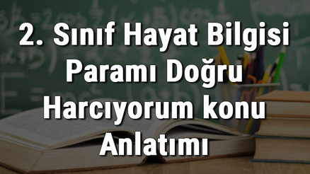 2. Sınıf Hayat Bilgisi Paramı Doğru Harcıyorum konu Anlatımı 2. Sınıf Hayat Bilgisi Paramı Doğru Harcıyorum konu Anlatımı