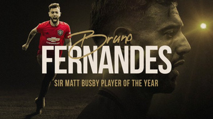 Manchester Unitedda yılın futbolcusu Bruno Fernandes