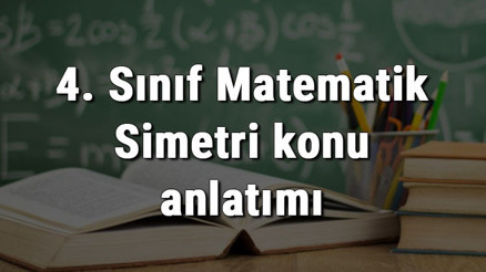 4. Sınıf Matematik Simetri konu anlatımı 4. Sınıf Matematik Simetri konu anlatımı