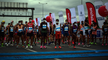 Vodafone İstanbul Yarı Maratonu koşuldu
