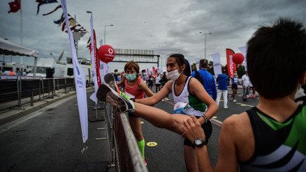 Vodafone istanbul Yarı Maratonundan kareler