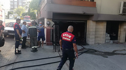 Depo yangını korkuttu