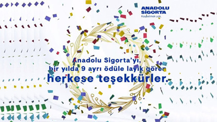 Anadolu Sigorta’ya 7 yarışmadan 9 ödül