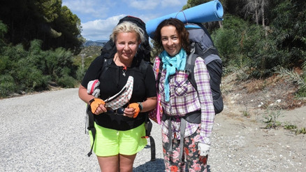 Ukraynalı Olga ve Marina, 5inci kez Likya Yolunda yürümeye geldi