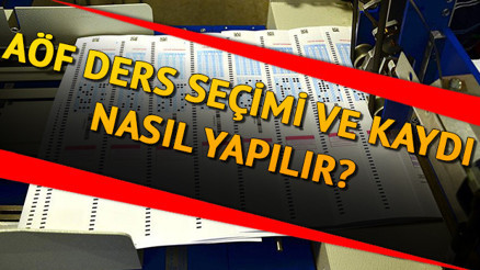 AÖF ders kaydı nasıl yapılır 2020 2021 Açıköğretim Fakültesi (AÖF) ders seçimi ve kayıt ekranı