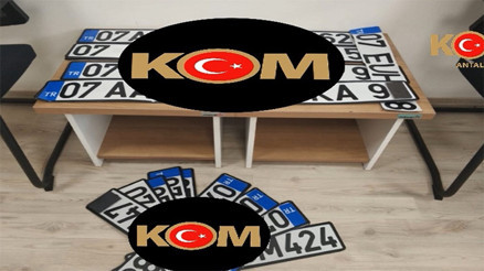 Antalya’da sahte plaka operasyonu