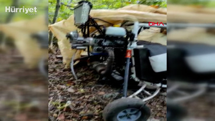 Etkisiz hale getirilen teröristlerin kullandığı paramatordan ilk görüntüler