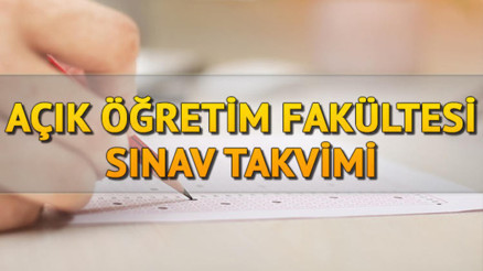 AÖF sınav tarihi: 2020 AÖF sınavları ne zaman ve online mı İşte Açıköğretim güz dönemi vize sınav takvimi