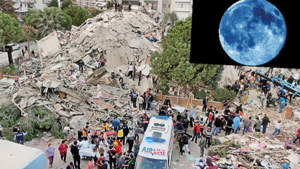 Depremi mavi ay mı tetikledi