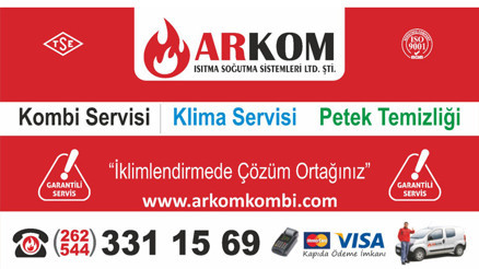 Ayrıcalıklı kombi ve klima servisi Arkom Teknik