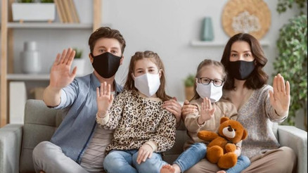 Risk varsa ev içinde de maske-mesafe