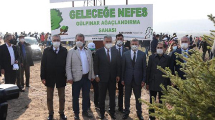 Eskişehir’de 88 bin fidan toprakla buluştu
