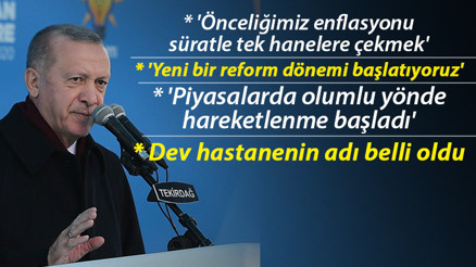 Son dakika... Cumhurbaşkanı Erdoğan duyurdu Dev hastanenin adı belli oldu Son dakika... Cumhurbaşkanı Erdoğan duyurdu Dev hastanenin adı belli oldu