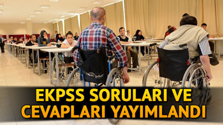 EKPSS 2020 soruları ve cevapları yayımlandı EKPSS soruları ve cevap anahtarı