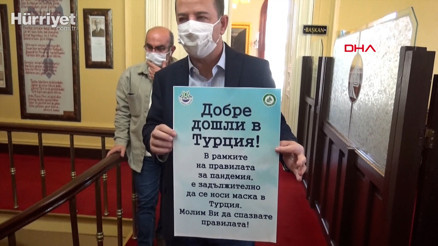 Edirneye gelen Bulgar turistlere özel koronavirüs tedbirle