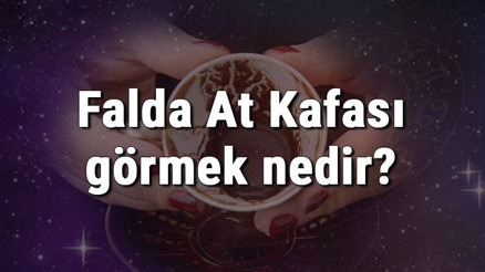 Falda At Kafası görmek nedir Kahve falında at kafası görmenin anlamı