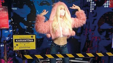 Aleyna Tilki’nin balmumu figürü  karantinada