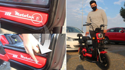 Market zincirinden üst model diye aldığı akülü bisiklet alt model çıktı