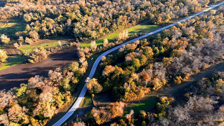 Kızılırmak Deltası Kuş Cennetinde sonbahar manzaraları