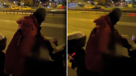 Görüntüler sosyal medyada büyük tepki çekmişti Motosiklet üzerindeki iğrenç olayda flaş gelişme