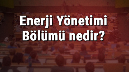Enerji Yönetimi Bölümü nedir ve mezunu ne iş yapar Bölümü olan üniversiteler, dersleri ve iş imkanları