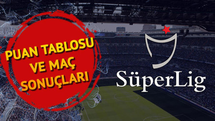 Süper Ligde derbi sonrası puan durumu nasıl şekillendi Süper Lig 10. hafta güncel puan tablosu
