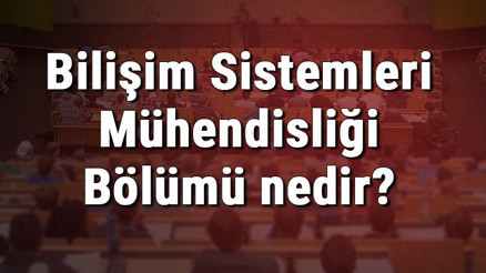 Bilişim Sistemleri Mühendisliği Bölümü nedir ve mezunu ne iş yapar Bölümü olan üniversiteler, dersleri ve iş imkanları