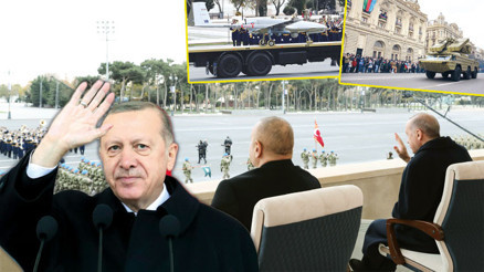 Bakü’de zafer geçişi