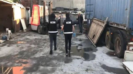 İstanbulda 126 ton kaçak akaryakıt ele geçirildi
