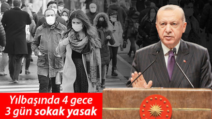 Salgına yeni önlem: 31 Aralık 4 Ocak kısıtlaması