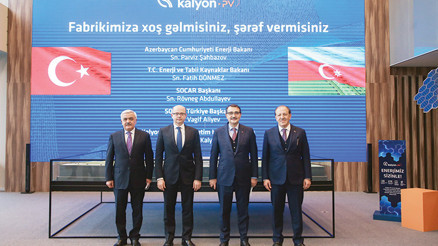 Dönmez ve Şahbazov’dan fabrika ziyareti