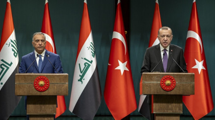 Son dakika haberler... Cumhurbaşkanı Erdoğan ve Irak Başbakanı Kazımiden ortak mesaj