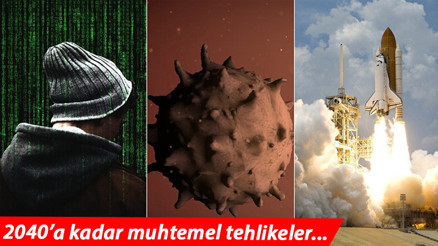 Son dakika...2040a kadar en büyük risk biyolojik tehlike siber tehditler ve uzay çatışması olarak görülüyor