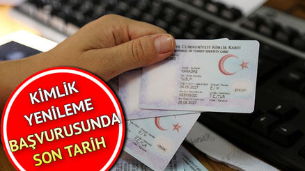 Kimlik kartı değiştirme ne zamana kadar yapılıyor Çipli kimlik yenileme randevusu alınmaya devam ediyor
