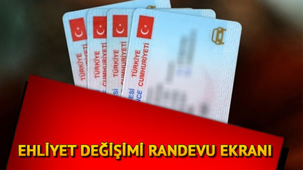 Ehliyet yenilemede son tarih ne zaman Süre 2022ye kadar uzatılmıştı İşte sürücü belgesi randevu ekranı