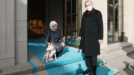 Cumhurbaşkanına Leblebi’yle uğurlama Cumhurbaşkanına Leblebi’yle uğurlama